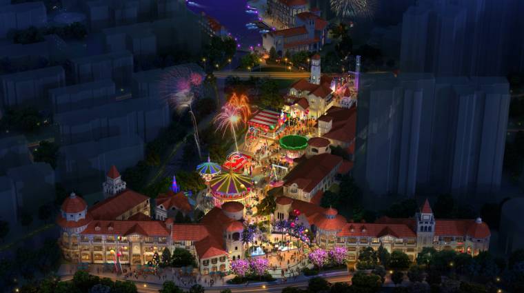 主题乐园投资运营案例：梅州人生就是搏官网欢乐小镇